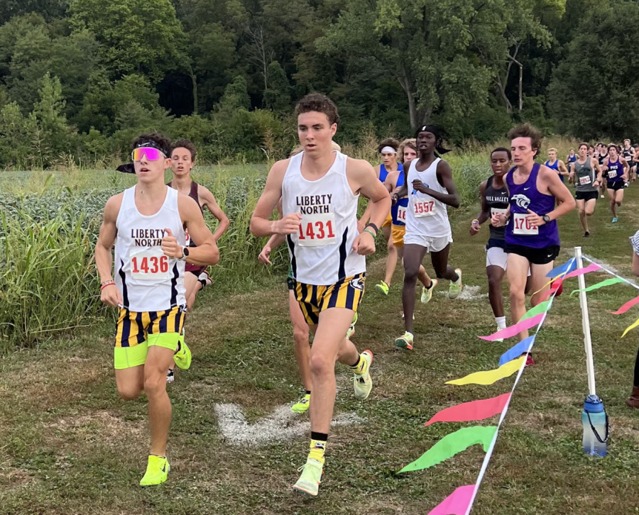 Varsity boys race