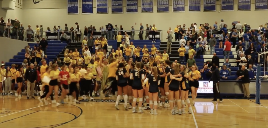 Volleyball at Liberty for District Championship